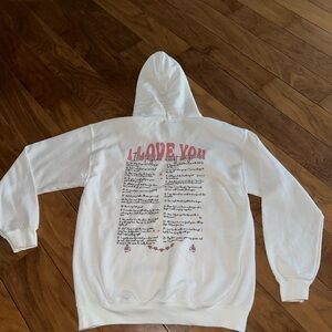 Taylor Swift “ I Love You” Hoodie
